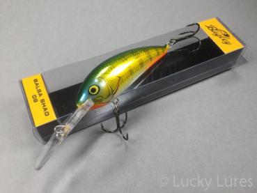 BALSA Shad Wobbler, schwimmend, Farbe: YP Yellow Perch, Größe 08 ( 8,3 cm), Gewicht: 18 Gramm, von Bagley Bait